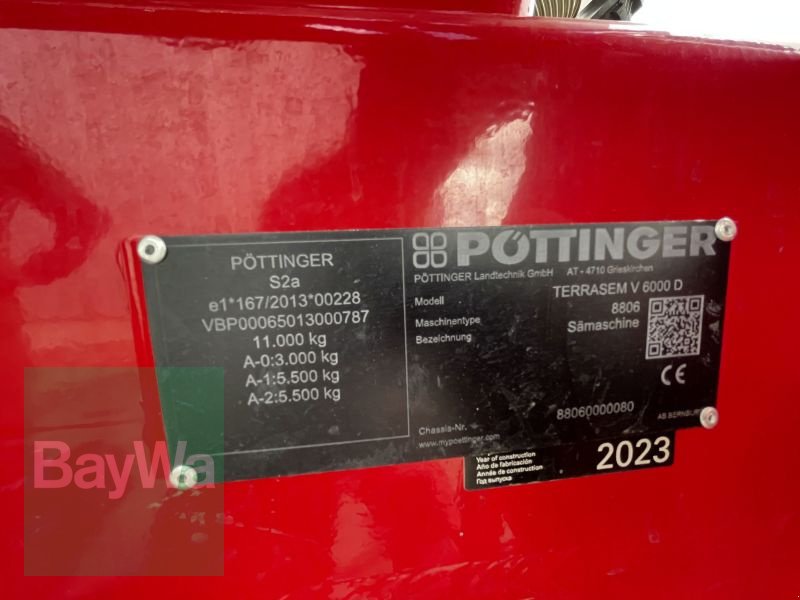 Drillmaschine типа Pöttinger TERRASEM V 6000 D, Gebrauchtmaschine в Bamberg (Фотография 29)