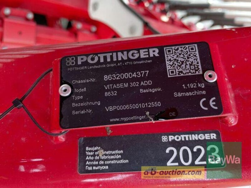 Drillmaschine del tipo Pöttinger VITASEM 302 ADD 24R, Gebrauchtmaschine In Bamberg (Immagine 14)