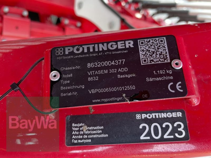 Drillmaschine del tipo Pöttinger VITASEM 302 ADD 24R, Gebrauchtmaschine In Bamberg (Immagine 14)