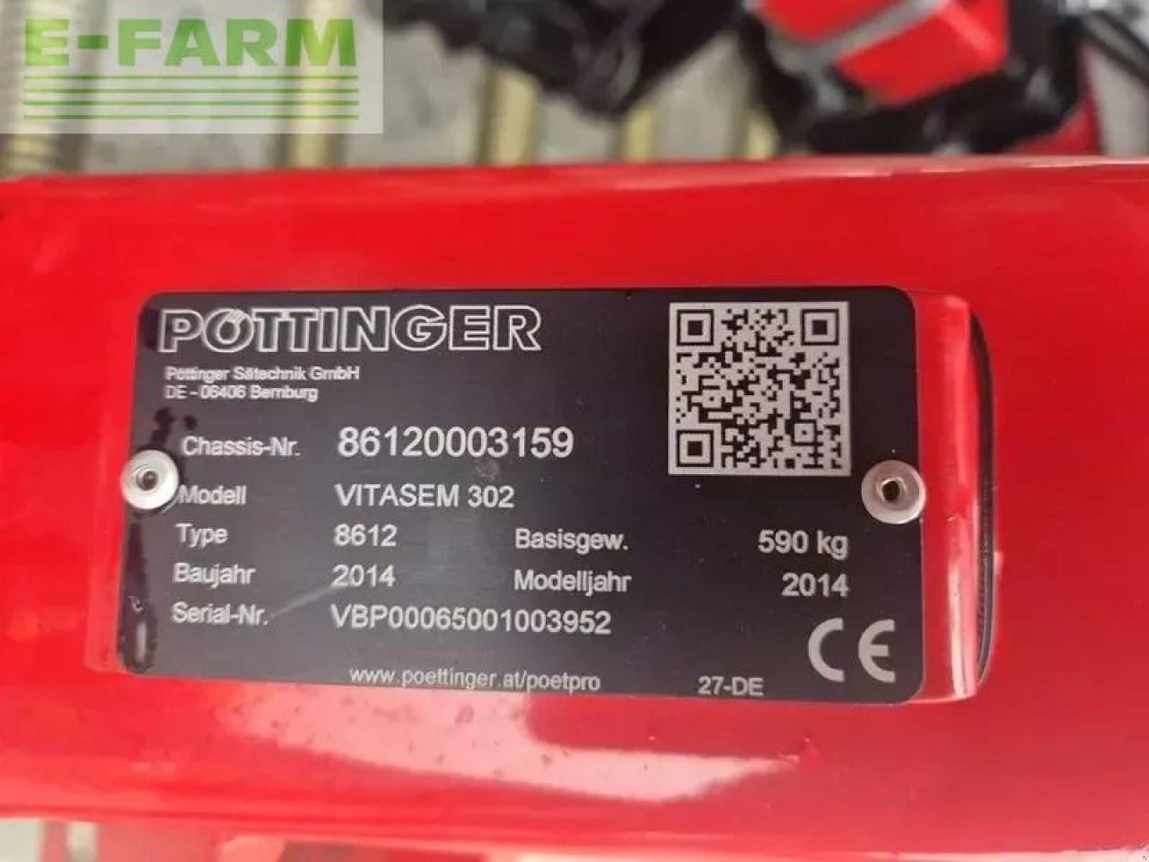 Drillmaschine typu Pöttinger vitasem 302 sämaschine, Gebrauchtmaschine v SANKT MARIENKIRCHEN BEI SCHÄRDING (Obrázek 12)