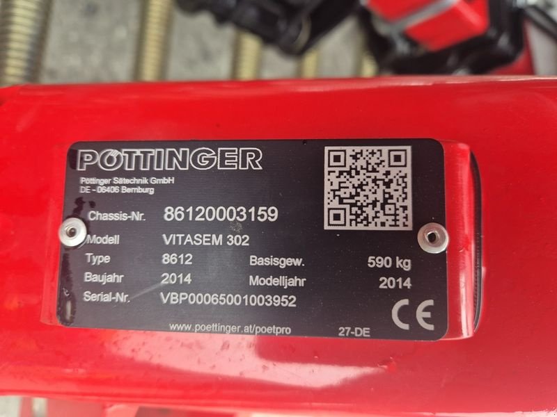 Drillmaschine typu Pöttinger Vitasem 302 Sämaschine, Gebrauchtmaschine v St. Marienkirchen (Obrázek 12)