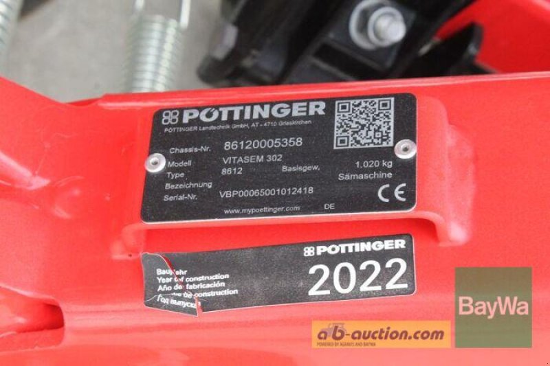 Drillmaschine des Typs Pöttinger VITASEM 302, Gebrauchtmaschine in Straubing (Bild 8)