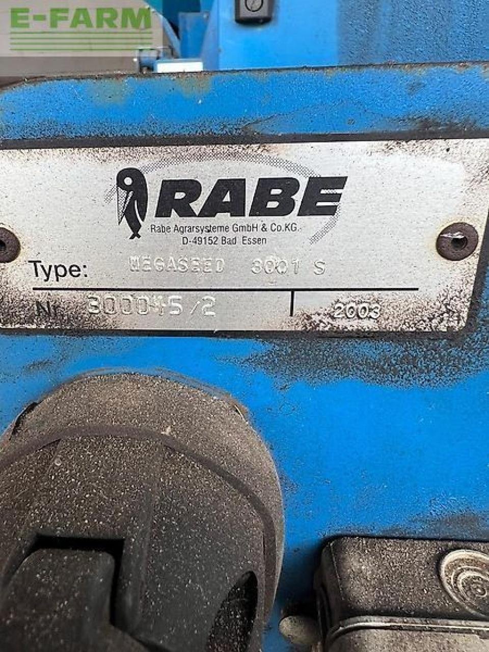 Drillmaschine typu Rabe megaseed 3001 s, Gebrauchtmaschine v SUDERBURG/HOLXEN (Obrázek 10)