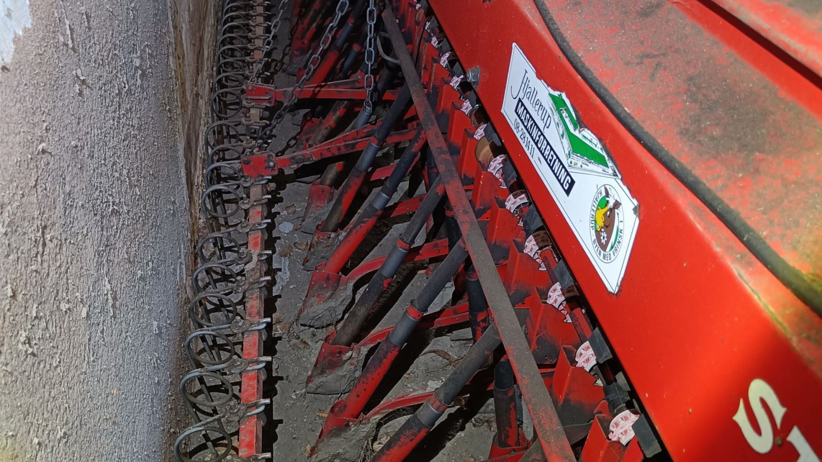 Drillmaschine Türe ait Sonstige Stegsted såmaskine 4 meter med bugsere udstyr, Gebrauchtmaschine içinde Egtved (resim 7)