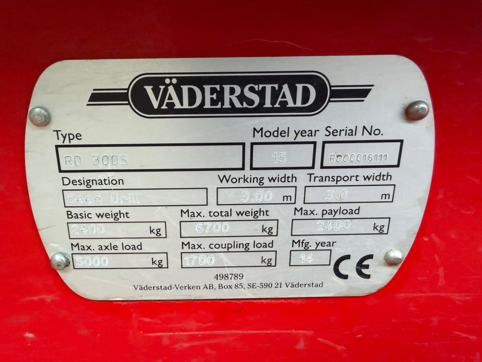 Drillmaschine typu Väderstad Rapid 300 S, Gebrauchtmaschine w Cremlingen (Zdjęcie 13)