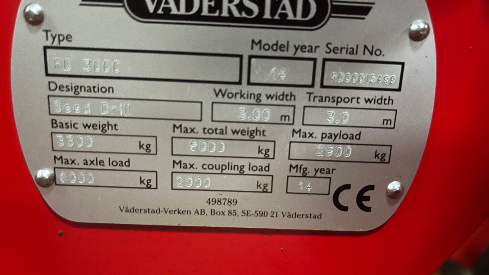 Drillmaschine от тип Väderstad Rapid 300C, Gebrauchtmaschine в Ringsted (Снимка 22)