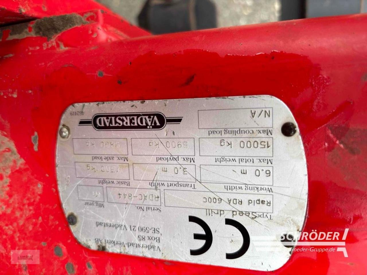 Drillmaschine typu Väderstad RAPID A 600 C JUMBO, Gebrauchtmaschine w Langenweddingen (Zdjęcie 12)