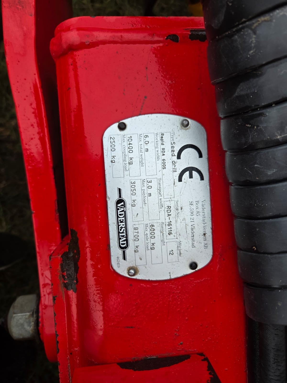 Drillmaschine del tipo Väderstad Rapid A 600 S, Gebrauchtmaschine In Klüden (Immagine 16)