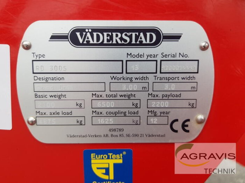 Drillmaschine del tipo Väderstad RAPID RD 300 S, Gebrauchtmaschine en Nartum (Imagen 15)