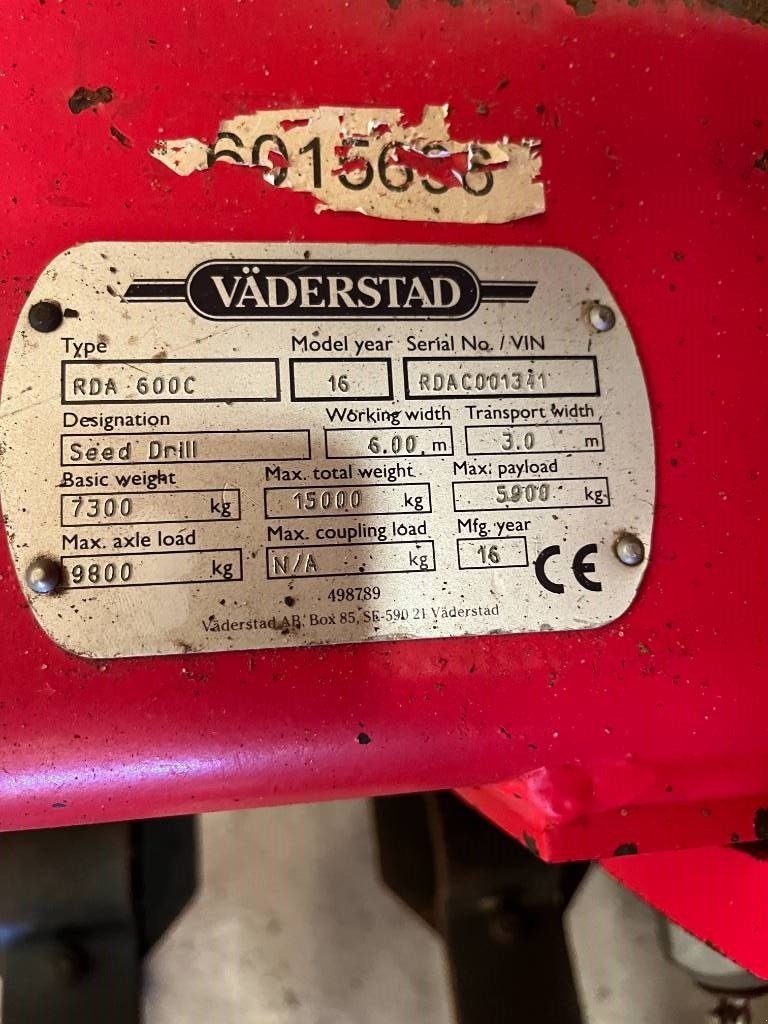 Drillmaschine of the type Väderstad RDA600 C, Gebrauchtmaschine in Ringe (Picture 22)