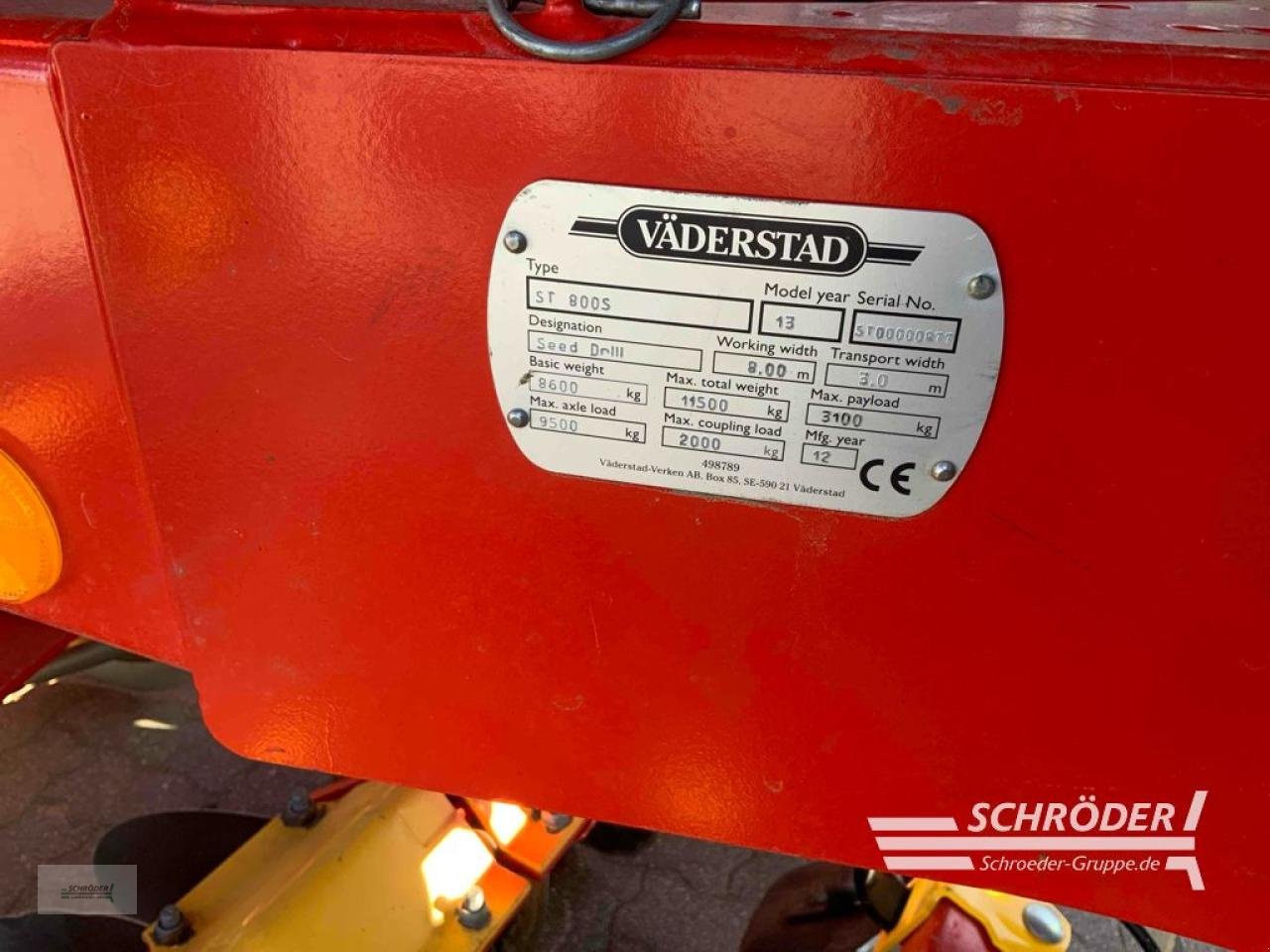 Drillmaschine des Typs Väderstad SPIRIT 800 S, Gebrauchtmaschine in Friedland (Bild 5)