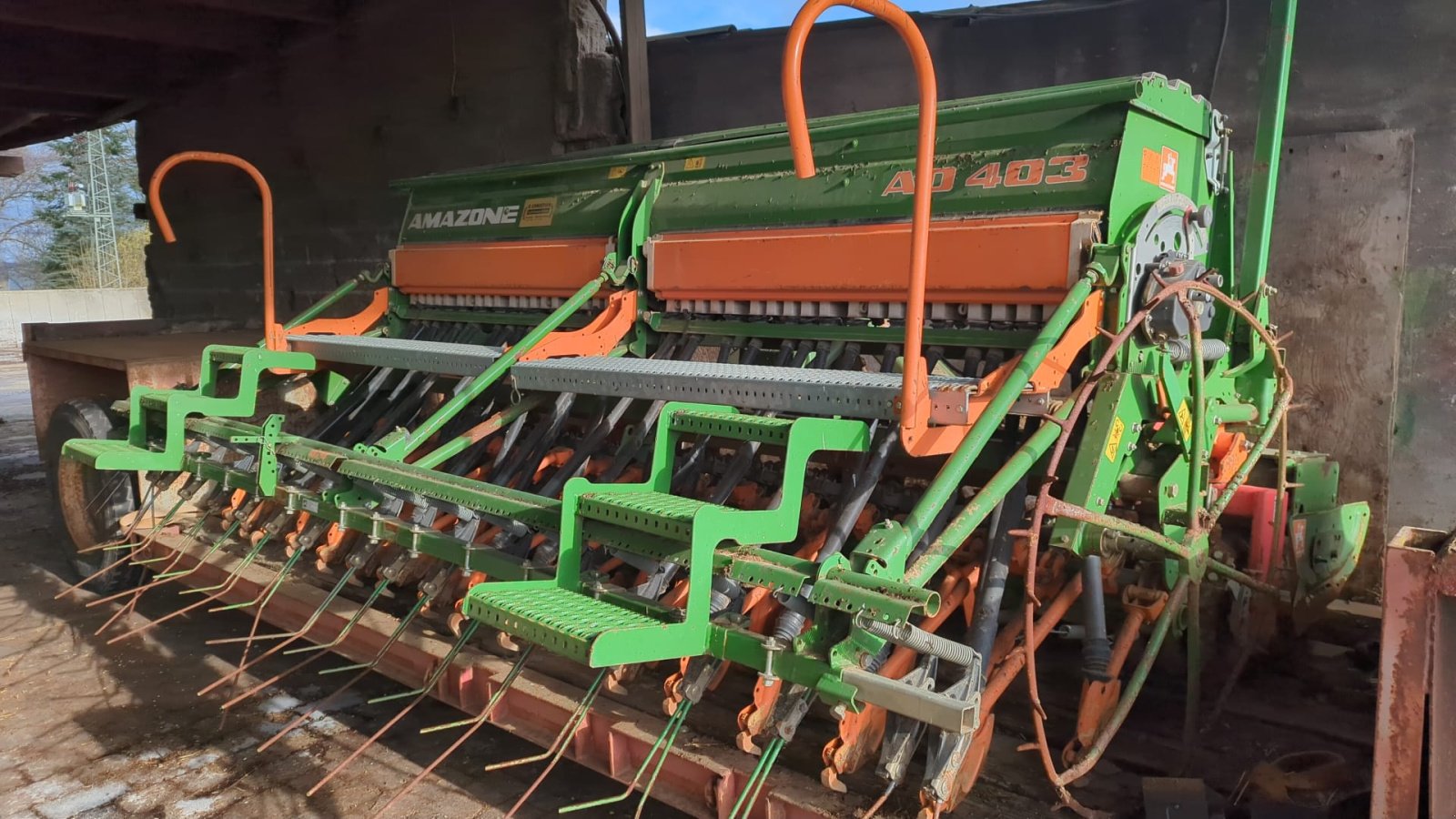 Drillmaschinenkombination del tipo Amazone AD 403 + KE 403, Gebrauchtmaschine en Bad Sobernheim (Imagen 14)