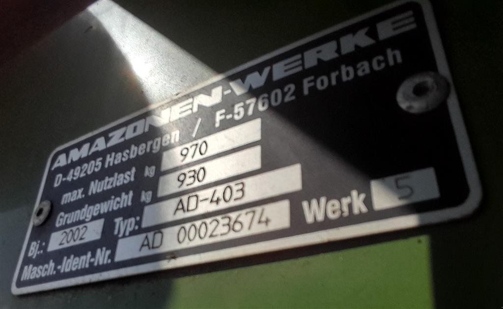 Drillmaschinenkombination of the type Amazone AD 403 KG 403, Gebrauchtmaschine in Horsens (Picture 12)