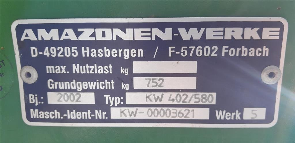 Drillmaschinenkombination of the type Amazone AD 403 KG 403, Gebrauchtmaschine in Horsens (Picture 13)