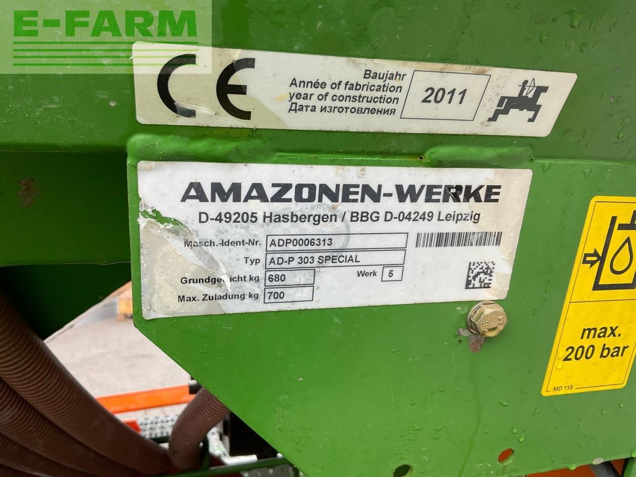 Drillmaschinenkombination tip Amazone AD-P 303 Special+ KE 3000, Gebrauchtmaschine in REDLHAM (Poză 18)