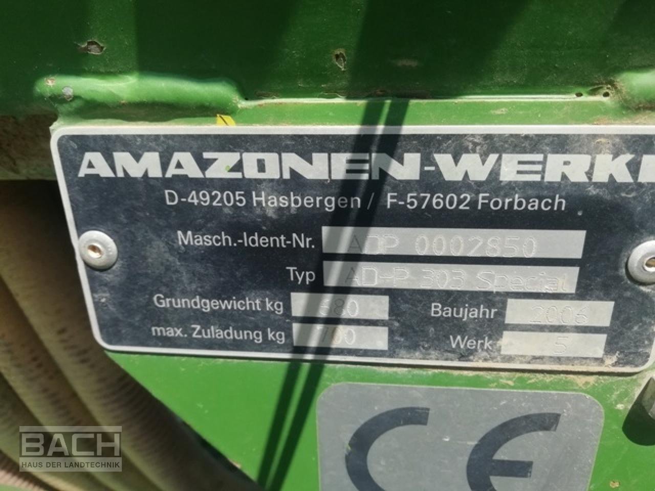 Drillmaschinenkombination of the type Amazone AD P 303 SPECIAL KG 303, Gebrauchtmaschine in Boxberg-Seehof (Picture 6)
