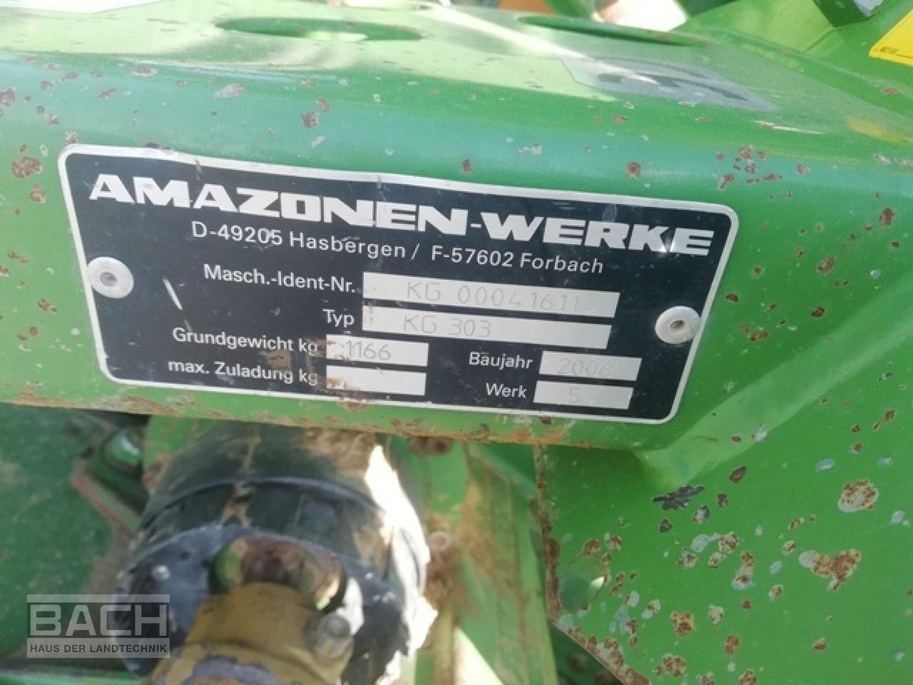 Drillmaschinenkombination of the type Amazone AD P 303 SPECIAL KG 303, Gebrauchtmaschine in Boxberg-Seehof (Picture 7)