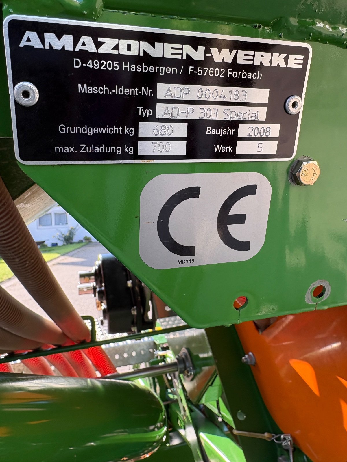 Drillmaschinenkombination typu Amazone AD-P 303 Special, Gebrauchtmaschine w Bad Wurzach (Zdjęcie 9)