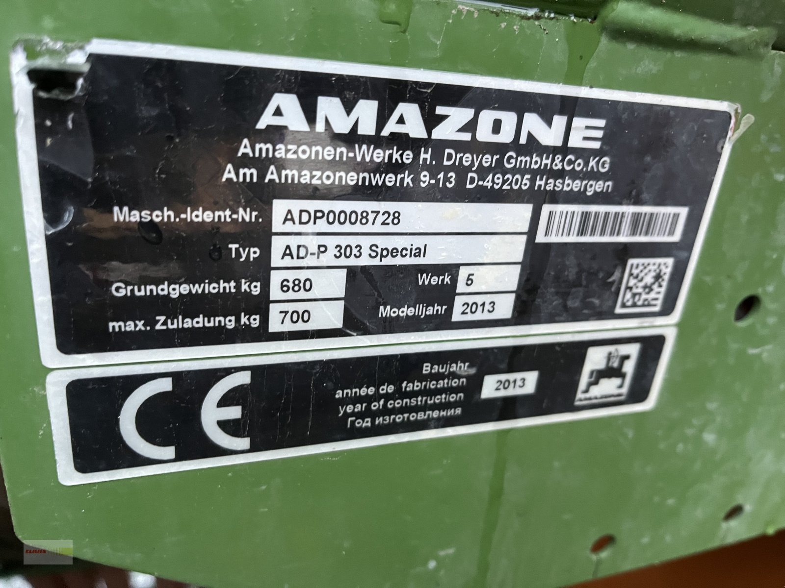 Drillmaschinenkombination типа Amazone AD P 303 spezial + KX 303, Gebrauchtmaschine в Langenau (Фотография 13)
