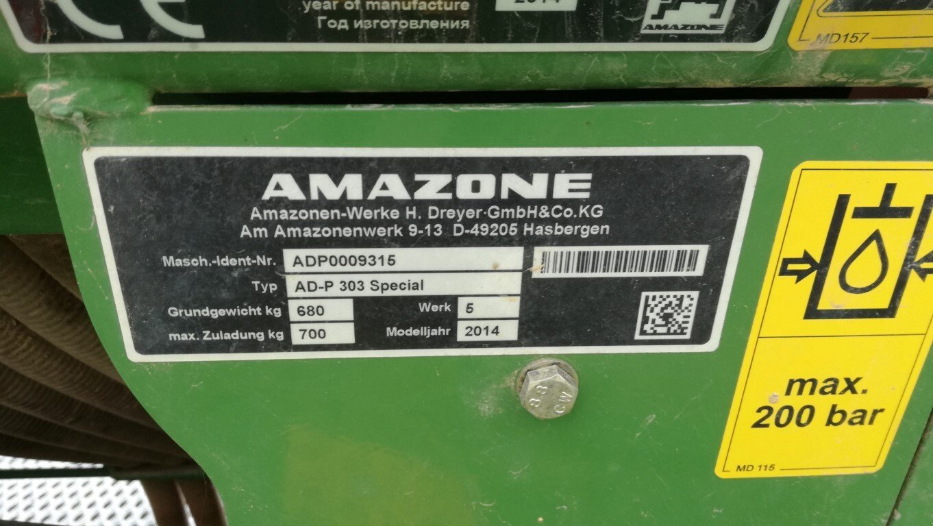 Drillmaschinenkombination типа Amazone AD-P 303, Gebrauchtmaschine в Le Horps (Фотография 9)