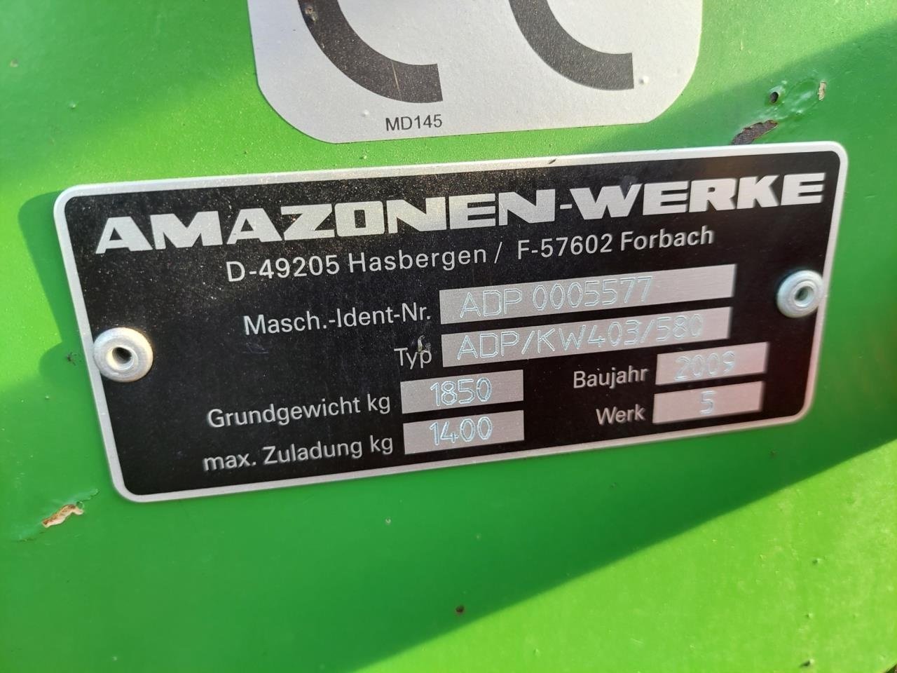 Drillmaschinenkombination del tipo Amazone AD-P 403 / KG 4000 Super, Gebrauchtmaschine In Hammel (Immagine 16)