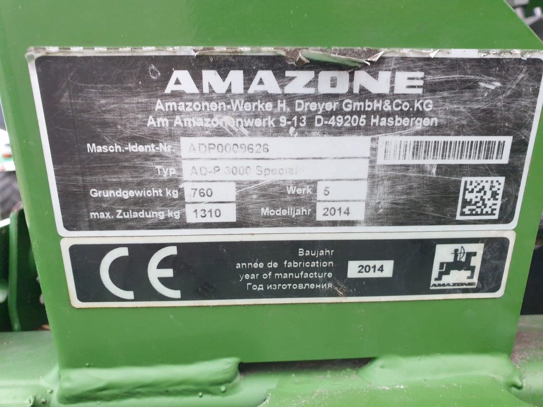 Drillmaschinenkombination des Typs Amazone AD-P3000 SPECIAL, Gebrauchtmaschine in Sittensen (Bild 16)