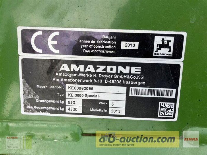 Drillmaschinenkombination des Typs Amazone AD3000/KE3000 SPECIAL, Gebrauchtmaschine in Wassertrüdingen (Bild 4)