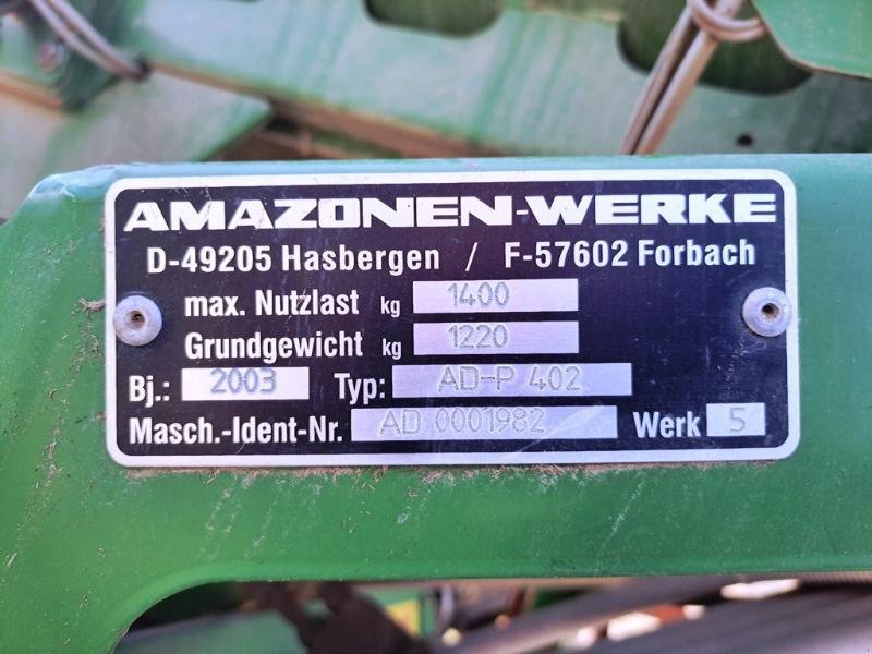 Drillmaschinenkombination a típus Amazone ADP 402, Gebrauchtmaschine ekkor: SAINT-GERMAIN DU PUY (Kép 8)