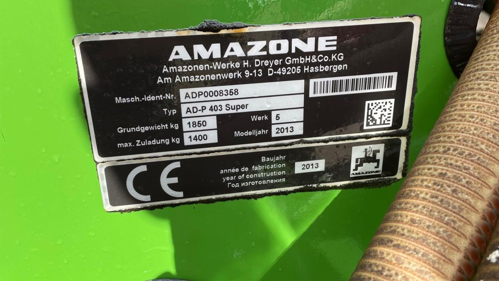 Drillmaschinenkombination del tipo Amazone ADP 403 adp 403 inkl kg 403 rotorharve, Gebrauchtmaschine en Kongerslev (Imagen 5)