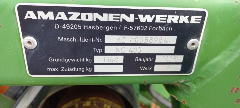 Drillmaschinenkombination tip Amazone AIRSTAR CULTIMIX KG403, Gebrauchtmaschine in VERT TOULON (Poză 9)