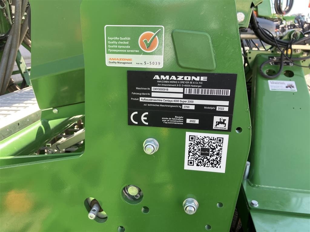 Drillmaschinenkombination des Typs Amazone Centaya 4000 Super / KG 4001 --- KUN SÅET 338 Ha  ---, Gebrauchtmaschine in Høng (Bild 14)