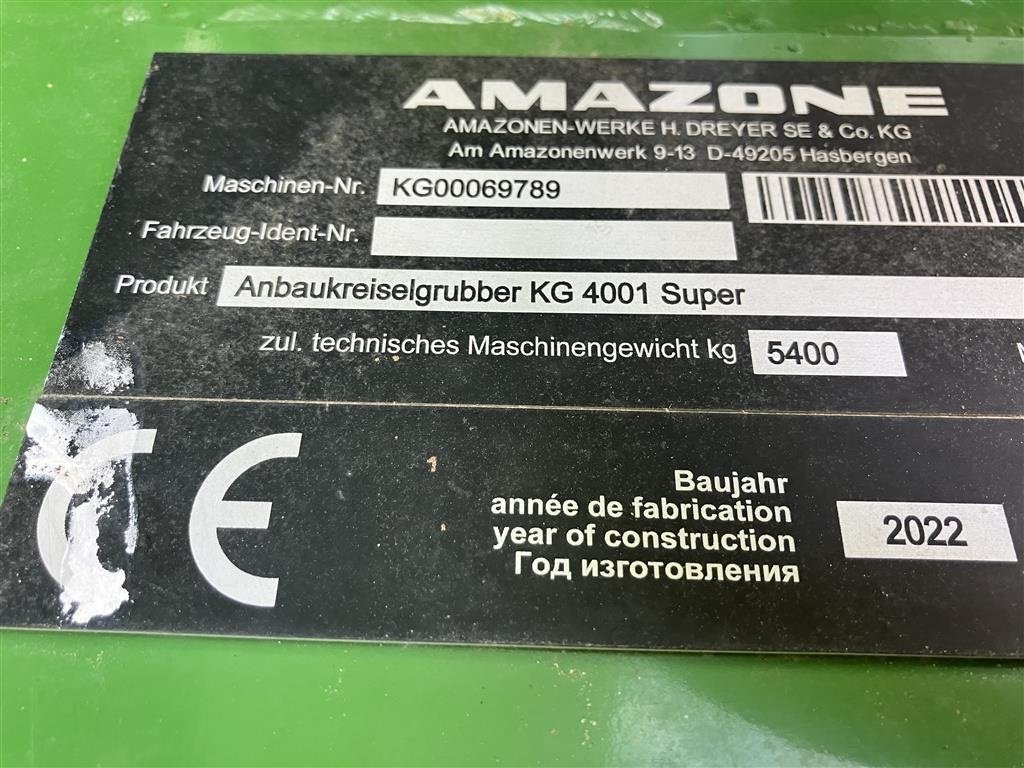 Drillmaschinenkombination van het type Amazone Centaya 4000 Super / KG 4001 -- KUN SÅET 338 Ha, - NY PRIS kr. 928.340,-, Gebrauchtmaschine in Høng (Foto 12)