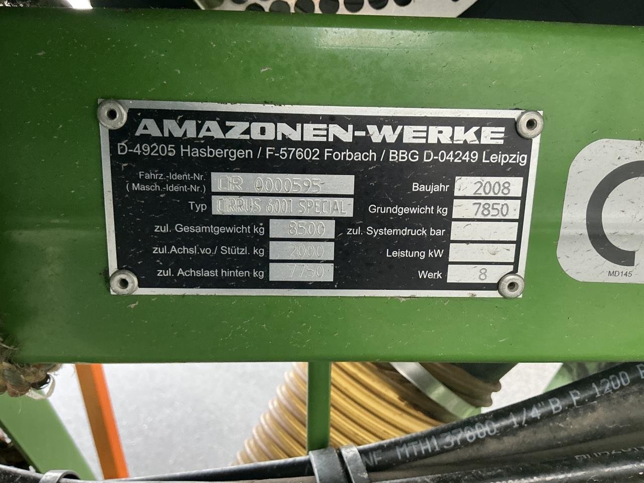 Drillmaschinenkombination of the type Amazone CIRRUS 6001S 6M, Gebrauchtmaschine in Farsø (Picture 11)