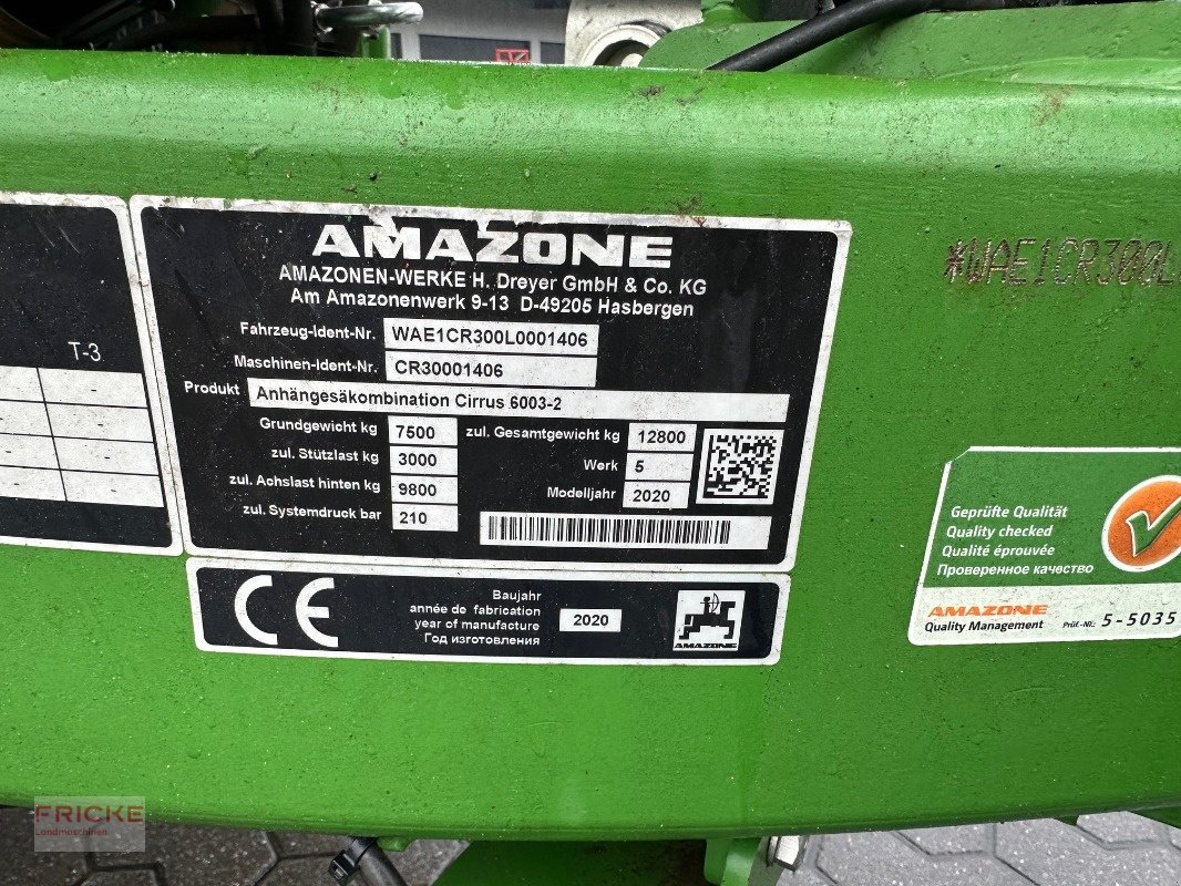 Drillmaschinenkombination tip Amazone Cirrus 6003-2, Gebrauchtmaschine in Bockel - Gyhum (Poză 7)