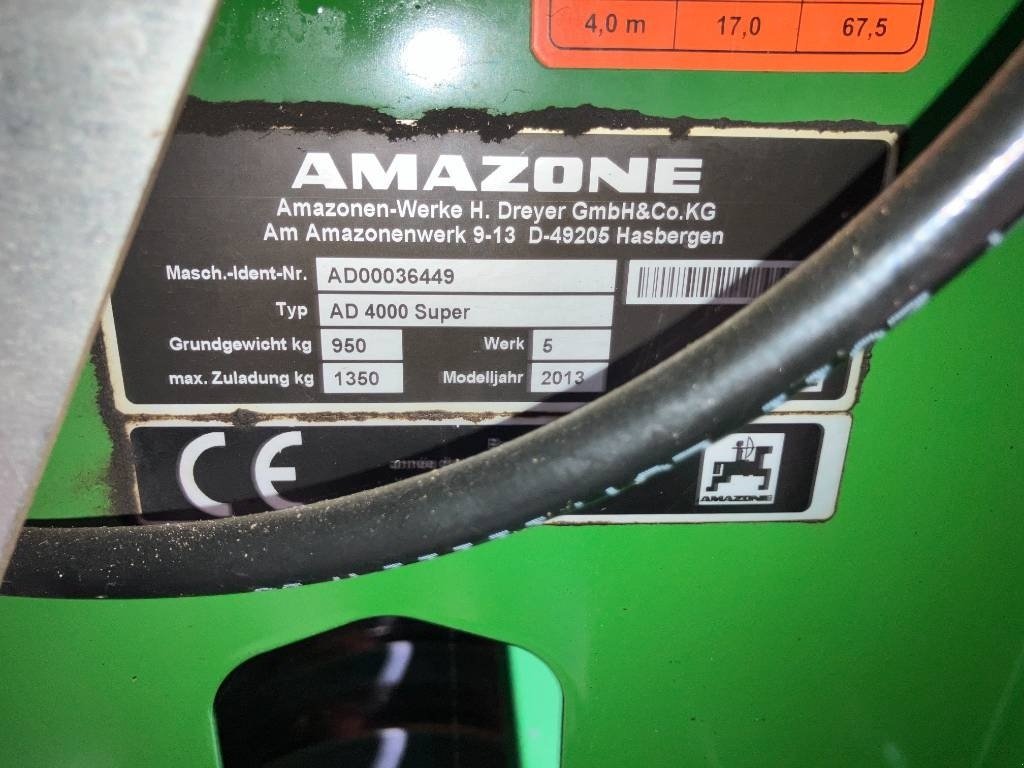 Drillmaschinenkombination of the type Amazone KE/AD 4000 Super, Gebrauchtmaschine in Hinnerup (Picture 19)