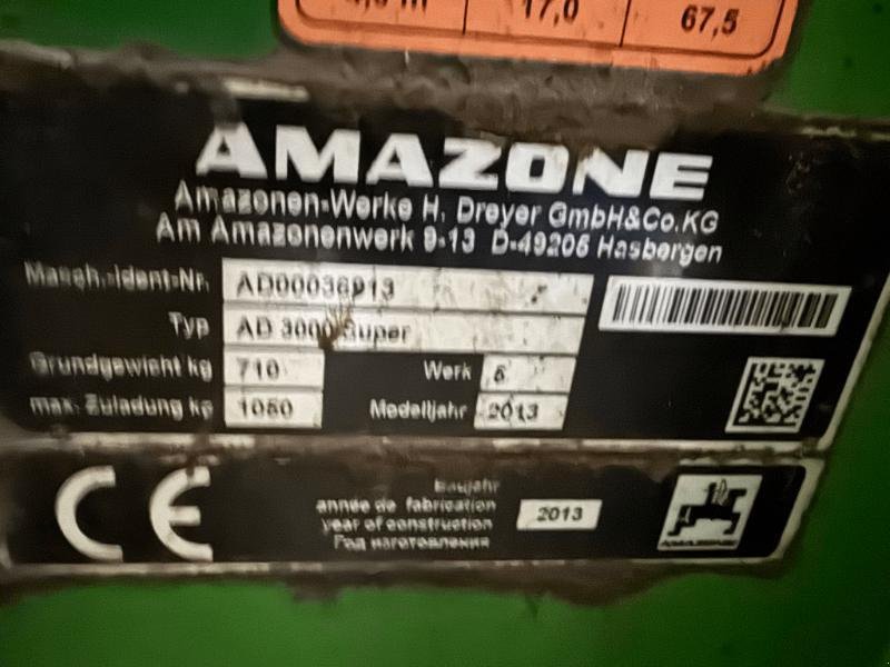 Drillmaschinenkombination typu Amazone KG3000 SPECIAL, Gebrauchtmaschine v Richebourg (Obrázek 6)