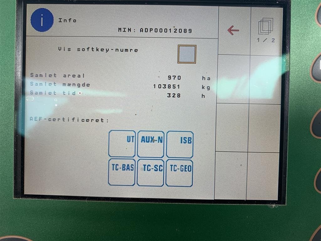 Drillmaschinenkombination a típus Amazone KG4000 Super/AD4000 Super  Type KG 4000S / AD-P4000S  -  Iso-bus, Gebrauchtmaschine ekkor: Tinglev (Kép 12)