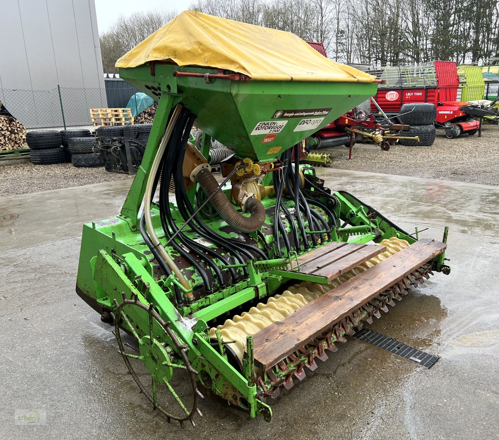 Drillmaschinenkombination del tipo Deutz-Fahr Z2100 Zinken-Rotoregge mit pneumatischer Sämaschine, Gebrauchtmaschine en Burgrieden (Imagen 3)