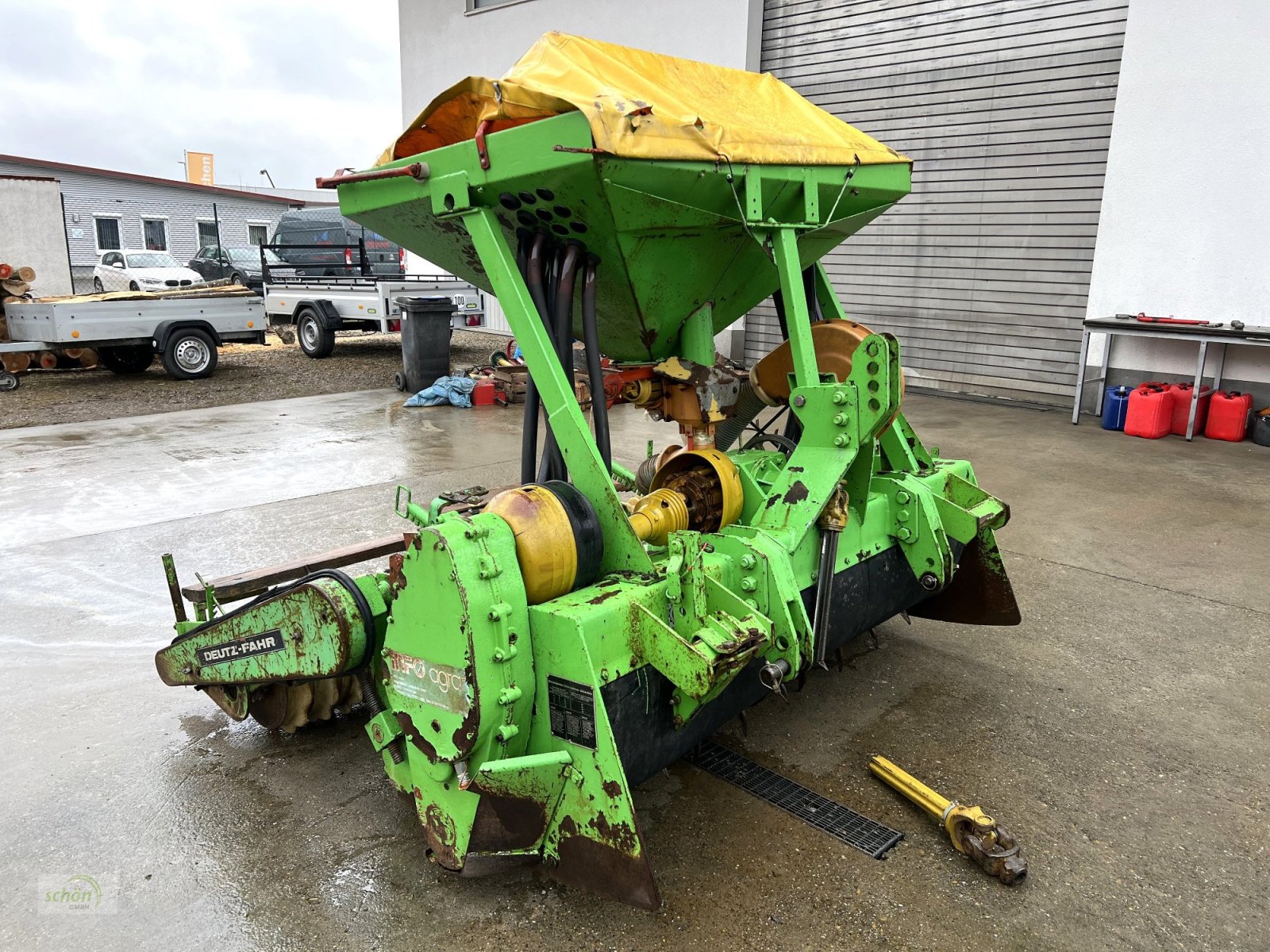Drillmaschinenkombination del tipo Deutz-Fahr Z2100 Zinken-Rotoregge mit pneumatischer Sämaschine, Gebrauchtmaschine en Burgrieden (Imagen 8)