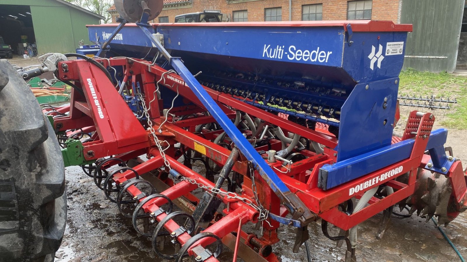 Drillmaschinenkombination tipa Doublet Record Kulti Seeder 4m, Gebrauchtmaschine u øster ulslev (Slika 2)