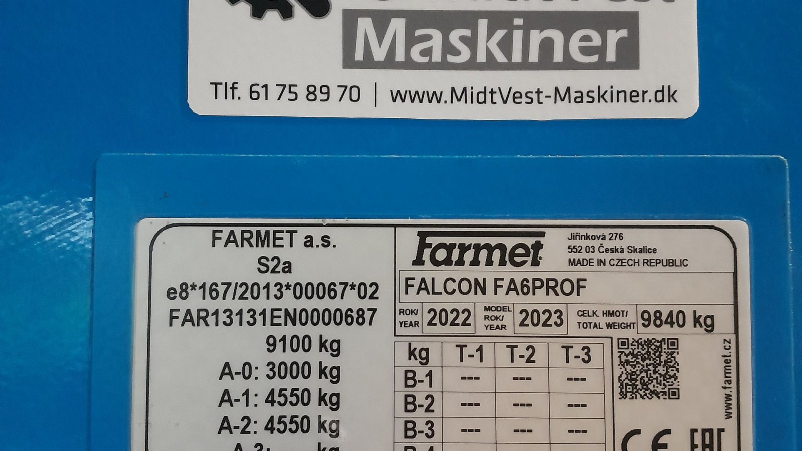 Drillmaschinenkombination του τύπου Farmet Falcon Pro 6, Gebrauchtmaschine σε Skjern (Φωτογραφία 10)