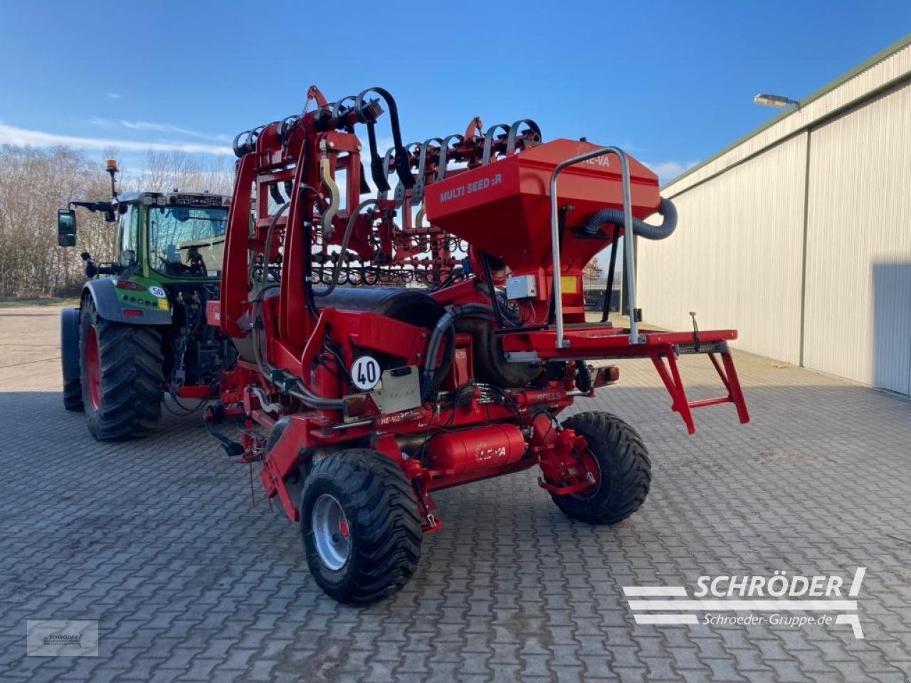 Drillmaschinenkombination του τύπου HE-VA GRASS-ROLLER 6.3 + MULTI SEED, Gebrauchtmaschine σε Jerichow - Kleinmangelsdorf (Φωτογραφία 3)