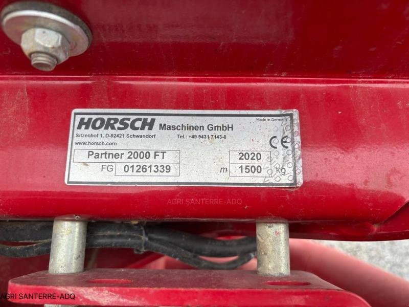 Drillmaschinenkombination tip Horsch PARTNER 2000 FT, Gebrauchtmaschine in ROYE (Poză 5)