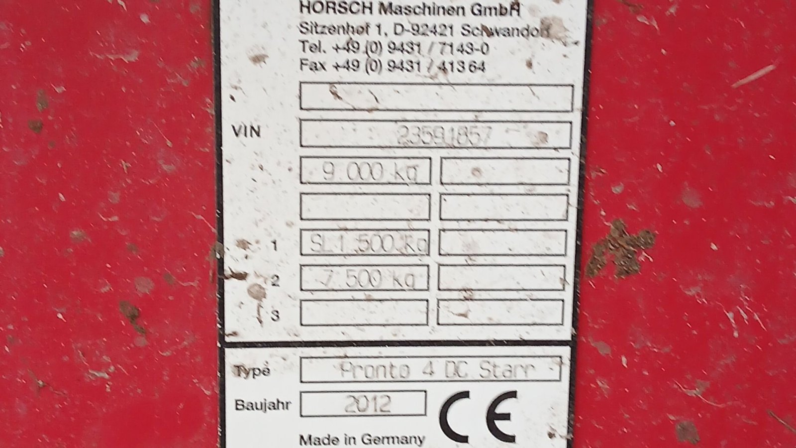 Drillmaschinenkombination typu Horsch Pronto 4 DC 4m., Gebrauchtmaschine v Horsens (Obrázek 10)