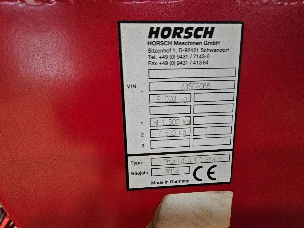 Drillmaschinenkombination of the type Horsch Pronto 4 DC, Gebrauchtmaschine in Ringe (Picture 4)