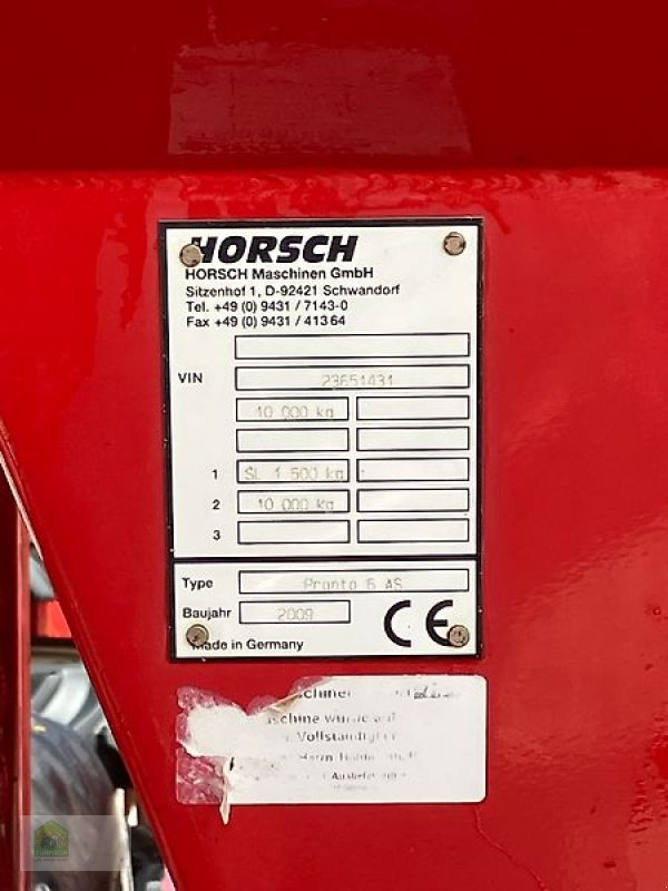 Drillmaschinenkombination del tipo Horsch Pronto 6 AS *mit Saatflusskontrolle*, Gebrauchtmaschine In Salsitz (Immagine 2)