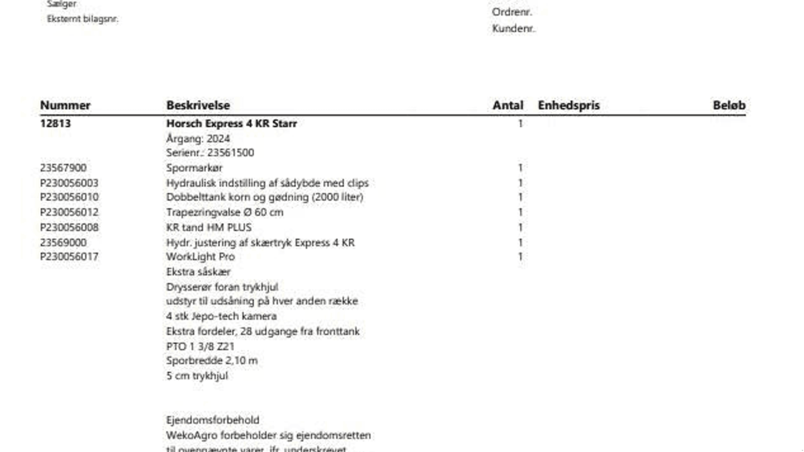 Drillmaschinenkombination typu Horsch Sonstiges, Gebrauchtmaschine v Brørup (Obrázek 10)