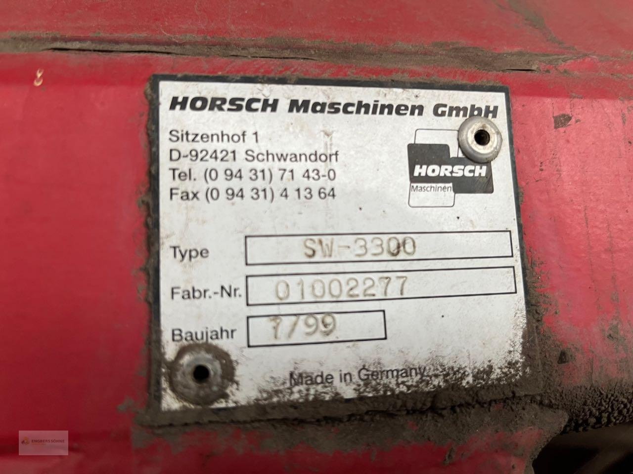 Drillmaschinenkombination typu Horsch SW-3300, Gebrauchtmaschine v Uelsen (Obrázok 6)
