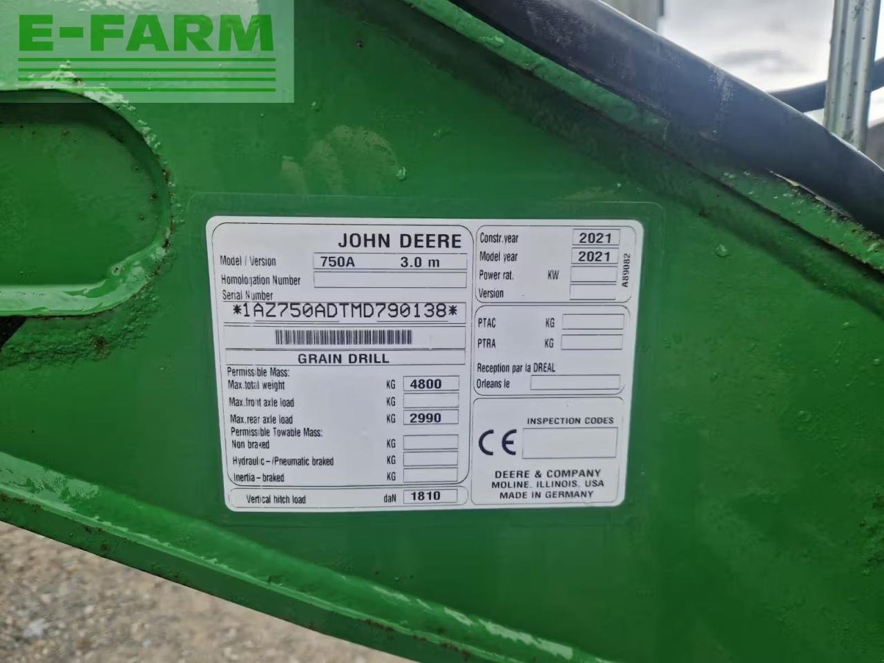 Drillmaschinenkombination za tip John Deere 750A, Gebrauchtmaschine u Hamburg (Slika 14)