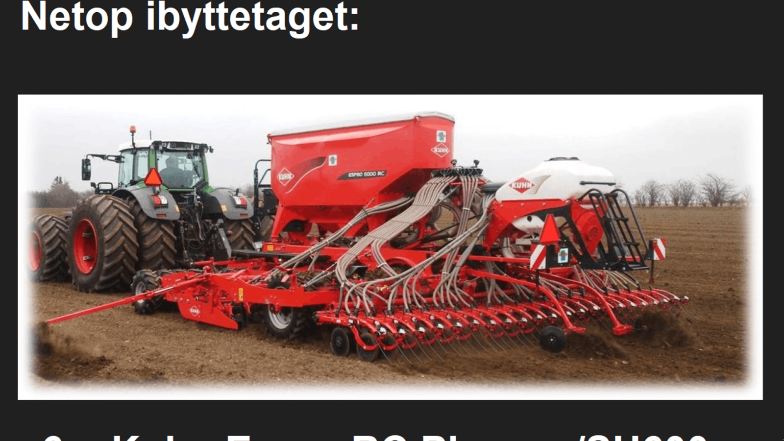 Drillmaschinenkombination del tipo Kuhn 6m Espro 6000RC Place, Gebrauchtmaschine en Ringe (Imagen 4)